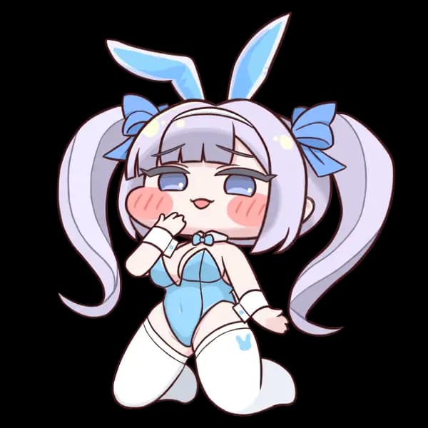 白バニーちゃん